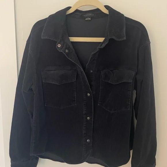 Navy Blue Corduroy Jacket by Sanctuary - Picture 2 of 6